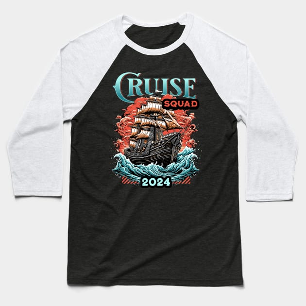 Cruise Squad 2024 Baseball T-Shirt by NorseMagic